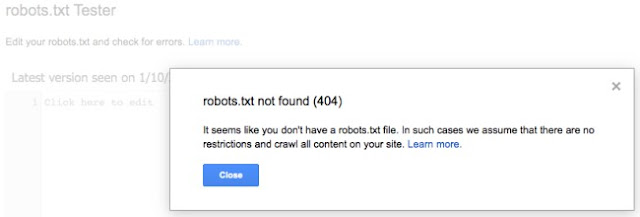 error robots.txt