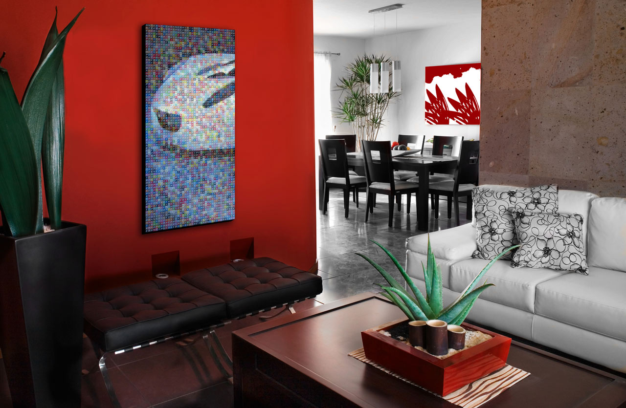 Modern Home, Interior & Furniture Designs & DIY Ideas: Red Living ...