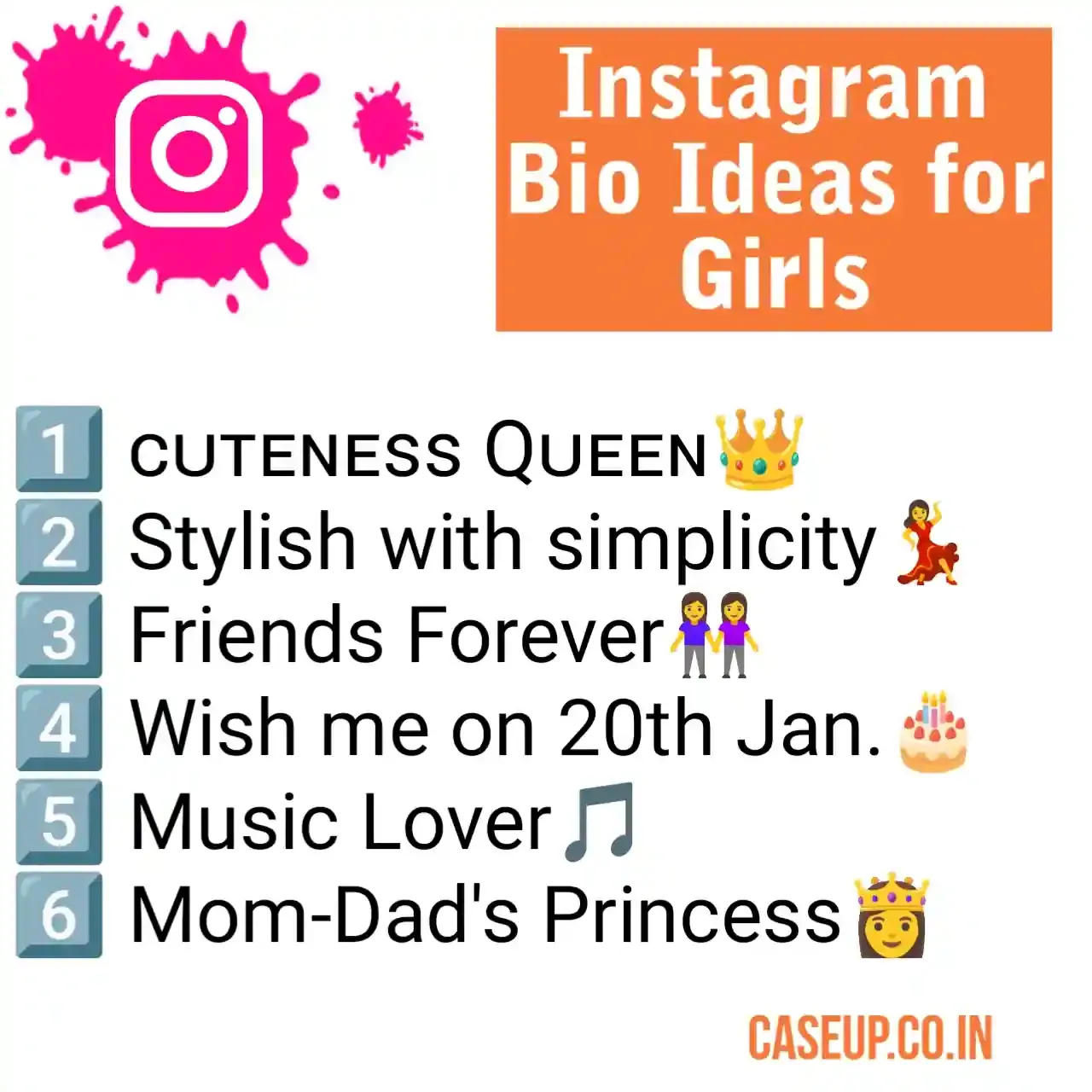 instagram bio ideas for girls