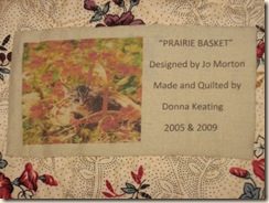 Prairie Basket Label