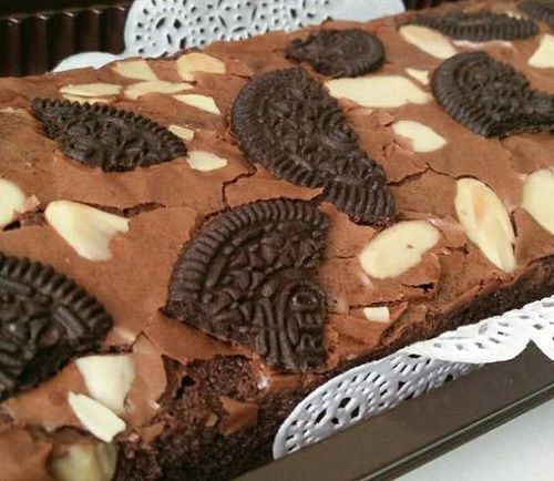  Resep  Shiny  Brownies  Coklat Oreo Lumbung Resep 