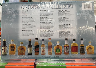 Costco 1111768 - 12 Days of Whiskey Variety Gift Pack - great as a gift or for yourself