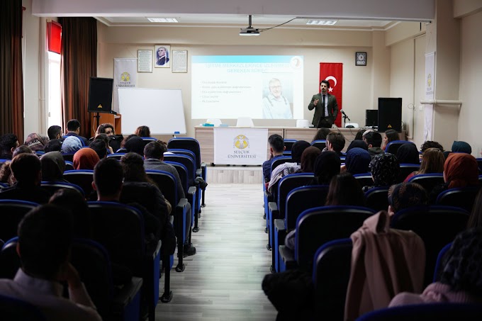 Bozkır Sağlık Bilimleri Fakültesi Odyoloji Bölümünde Seminer verildi.