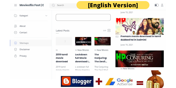 [English Version] Median UI v1.5 blogger template Free Download