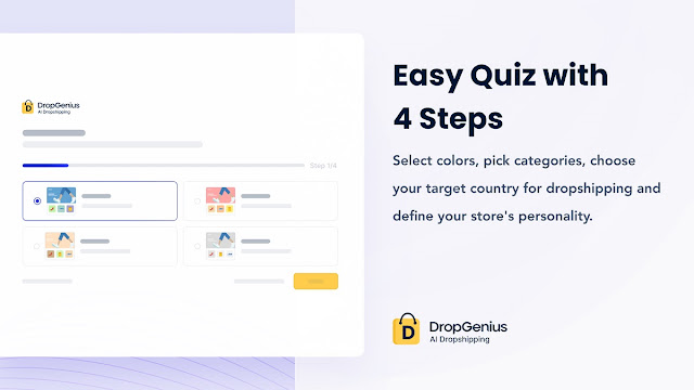 Easy Quiz: Launch Your Store in 4 Steps