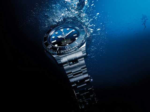 Photo of Rolex Deepsea underwater