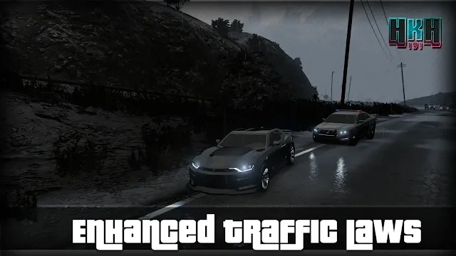 GTA V Enhanced Traffic Laws Mod