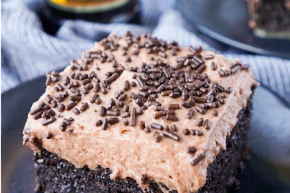 KAHLUA CHOCOLATE POKE CAKE