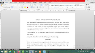 contoh microsoft word