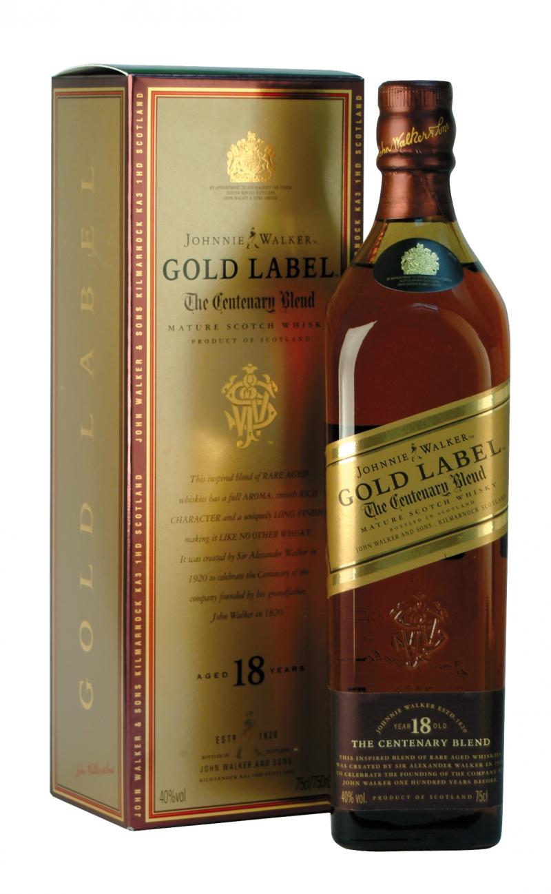 JOHNNIE WALKER GOLD LABEL ~ Wine