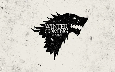 Game of Thrones Starks Wolf Flag Winter is Coming HD Desktop Wallpaper