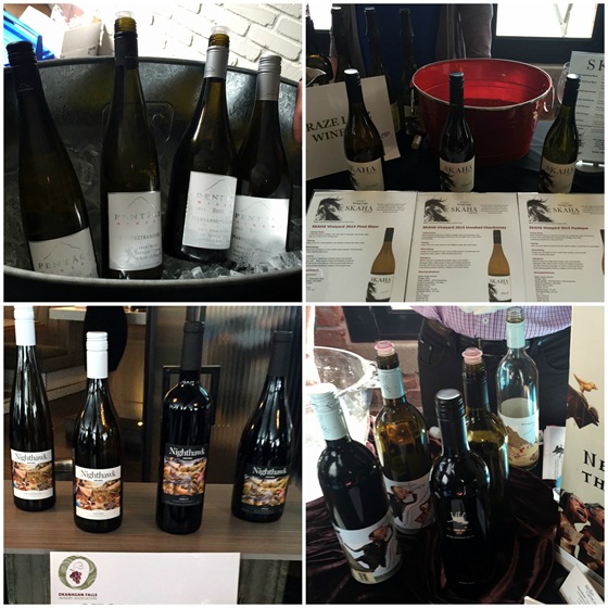 Some of the fourteen wineries and hundreds of wines from the OFWA
