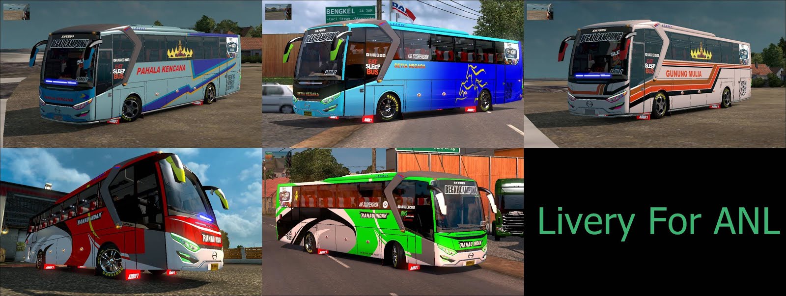 20 Koleski Terbaru Download Mod  Stiker  Kaca  Bus Ets 2  V 