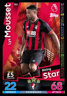 Match Attax 2018-2019 AFC Bournemouth Set Premier League