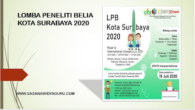 Lomba Peneliti Belia Kota Surabaya 2020