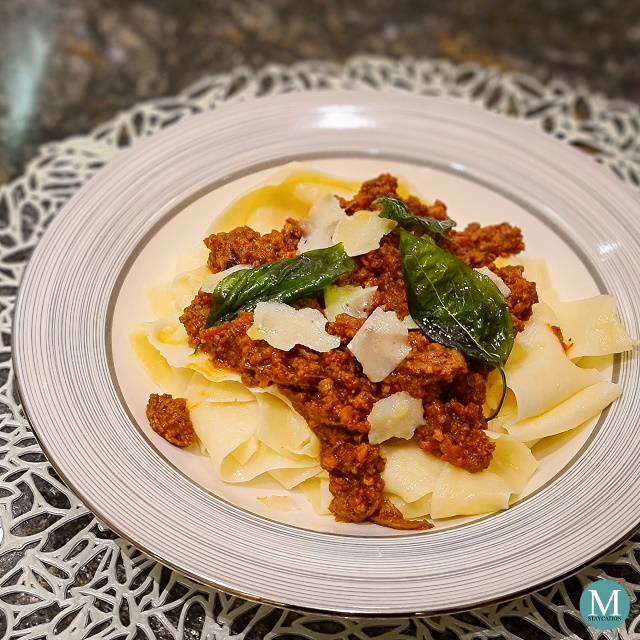 Pappardelle Bolognese of El Atrio at Admiral Hotel Manila - MGallery