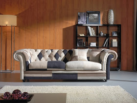 Sofa Chester 3 plazas Patchwork.