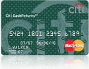 Citi Cash Returns Card