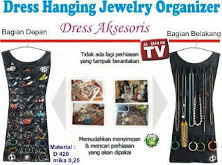 gambar Dress hanging jewelry organizer,gambar gantungan baju perhiasan