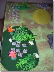 Tyranids delpoyment on thier left flank...