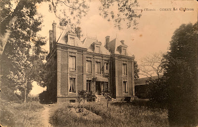 carte postale ancienne Château de Corny Eure