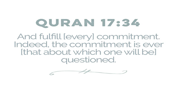 Fulfilling Of Promise Quranic Quote