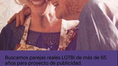 CASTING TODA ESPAÑA: Se buscan PAREJAS REALES LGTBI de más de 65 años para SPOT PUBLICITARIO