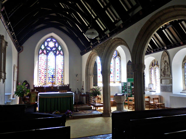 Inside St.Clement church, Cornwall