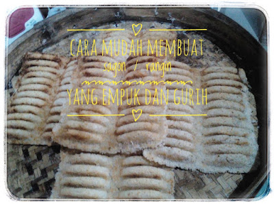 Resep Cara Membuat Jajanan Pasar Sagon Atau Rangin/Rangen Yang Empuk Enak dan Manis