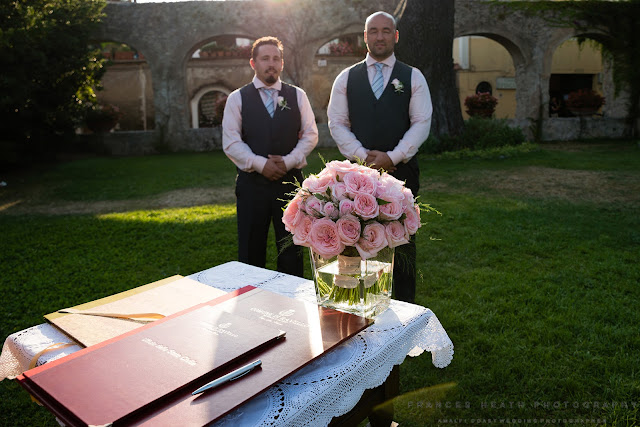 Ceremony at giardini di Principessa Di Piemonte Ravello