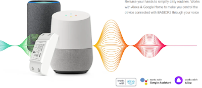 Voice control of Sonoff BASICR2