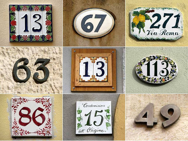 Picturesque house numbers compilation, Livorno