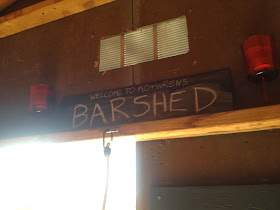 the barshed: shed into bar with loft- sign