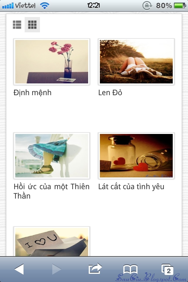 [Share] Template Blogger Giao Diện Wap/Web