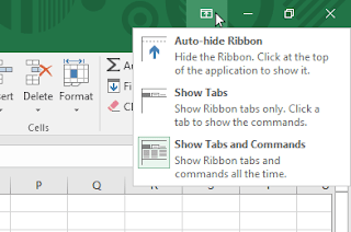 Gambar Ribbon isplay Options