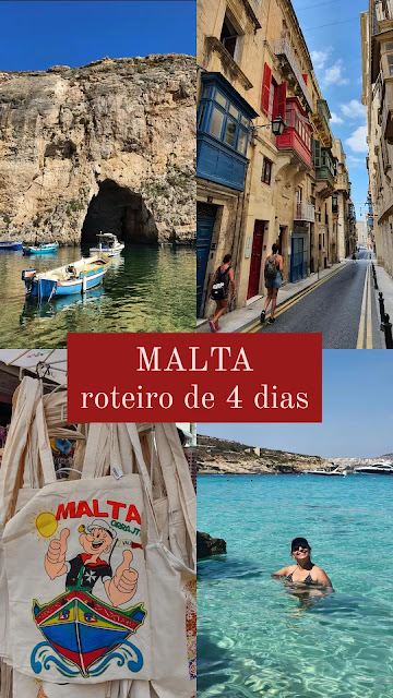 Malta roteiro de 4 dias