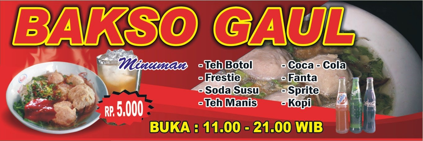  Contoh  Desain  Spanduk Bakso  jasa desain  grafis online