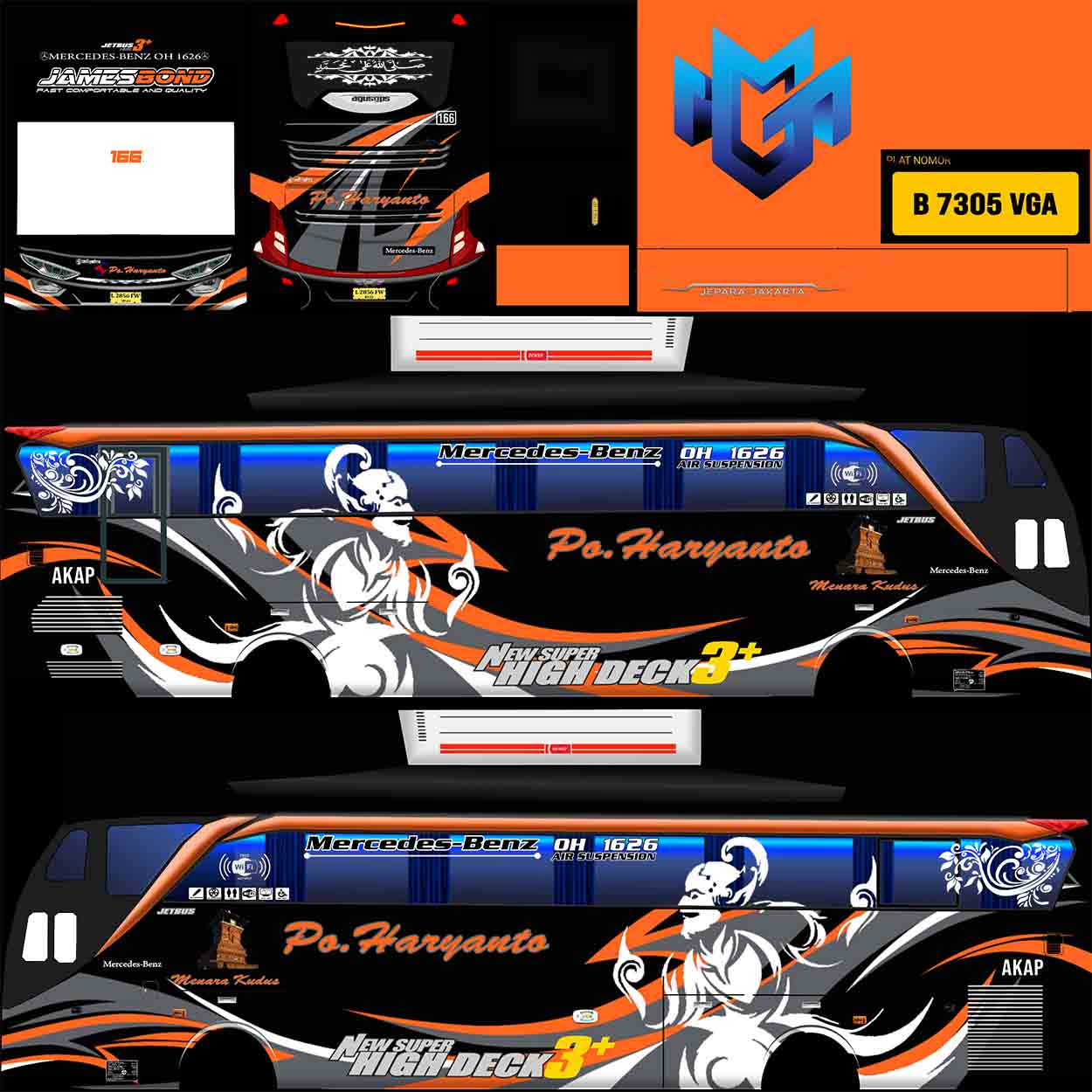 download livery bussid po haryanto