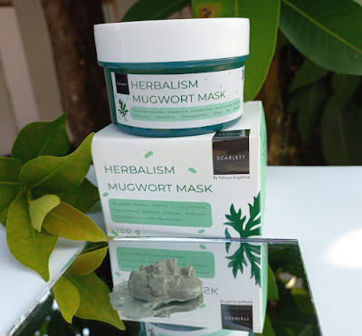 Review Scarlett Herbalism Mugwort Mask dan Seriously Soothing & Hydrating Gel Mask