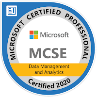 Badge for MCSE: Data Management & Analytics