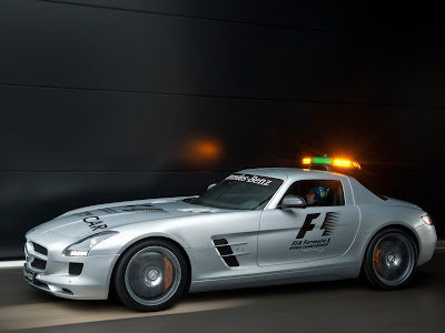 2010 Mercedes-Benz SLS AMG F1 Safety Car Side View