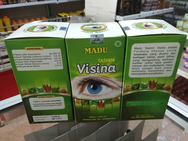 Madu Herbal Tasnim Visina obat masalah mata