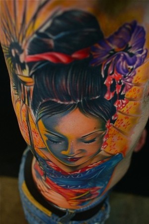 Sexy Geisha Tattoo Japanese Tattoo