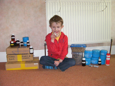 seed collection, airtight containers