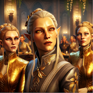Altmer Women from the Elder Scrolls Series