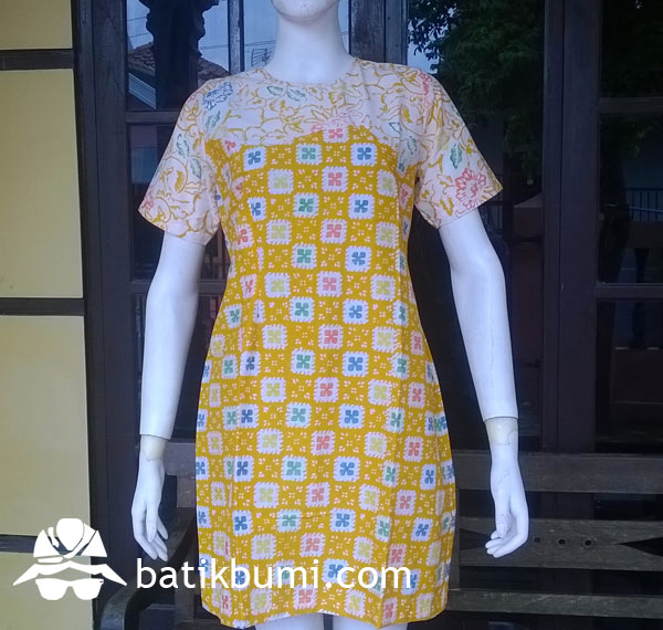 Dress BATIK CAP mix Tolet Pagi Sore