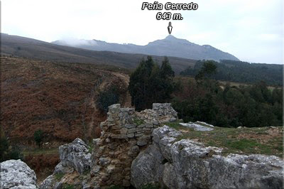 Cerredo visto desde las ruinas de la torre de los 'templarios'