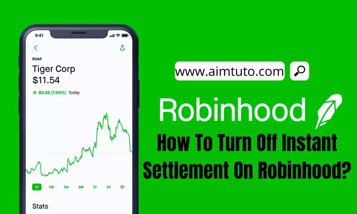 turn off instant settlement on robinhood