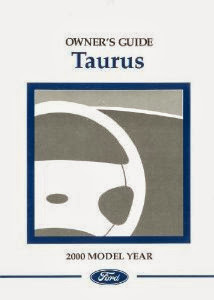 2000 Ford Taurus Owners Manual