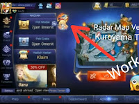 Radar MAP  Versi Apk Kuroyama Tools Dengan Full Skin Mobile Legends